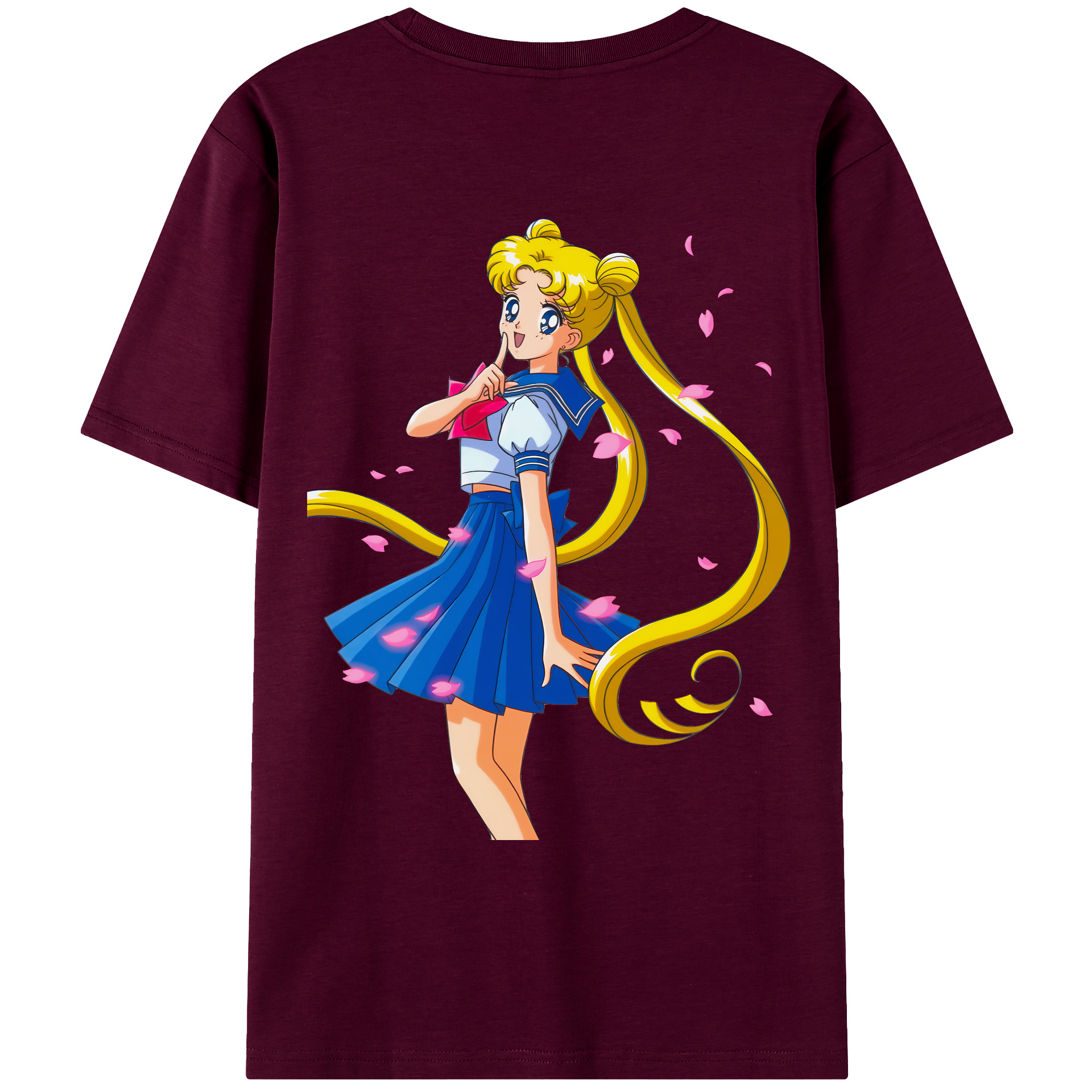 （画像用） 美少女戦士セーラームーン 愛野 美奈子 あいの みなこ Sailor Moon Aino Minako レディース半袖Tシャツ(バックプリント)